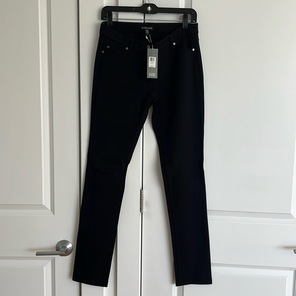 Eileen Fisher Classic Black Pants. New